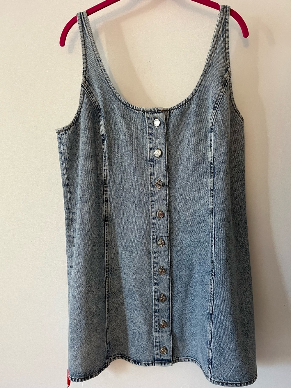 NWT Frame Denim Mini Shift Dress 100% Cotton Sz 10
